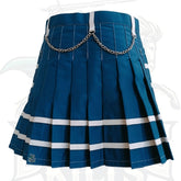 Navy Blue Women’s Utility Kilt – Modern, Functional & Stylish